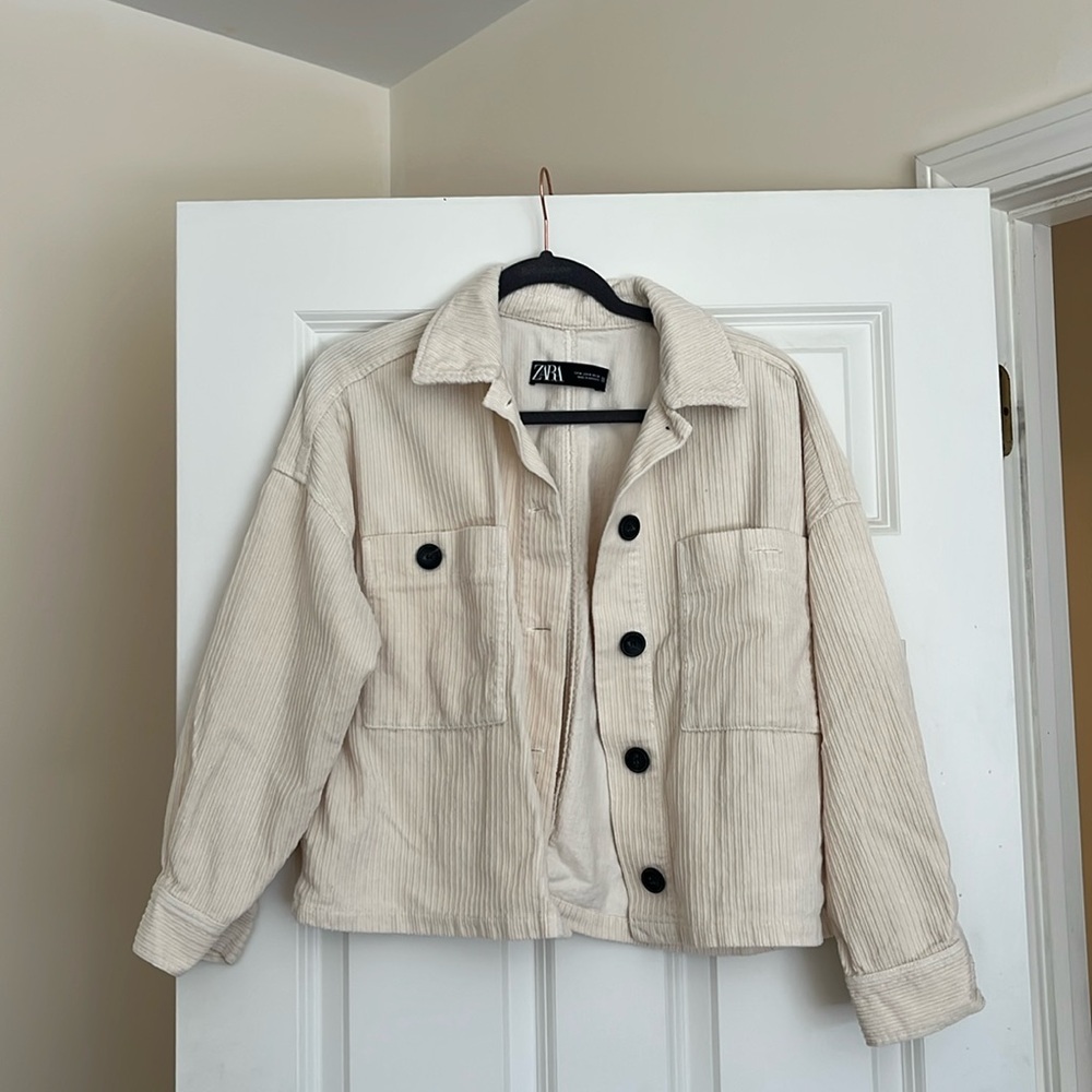 Zara cream colored Jacket